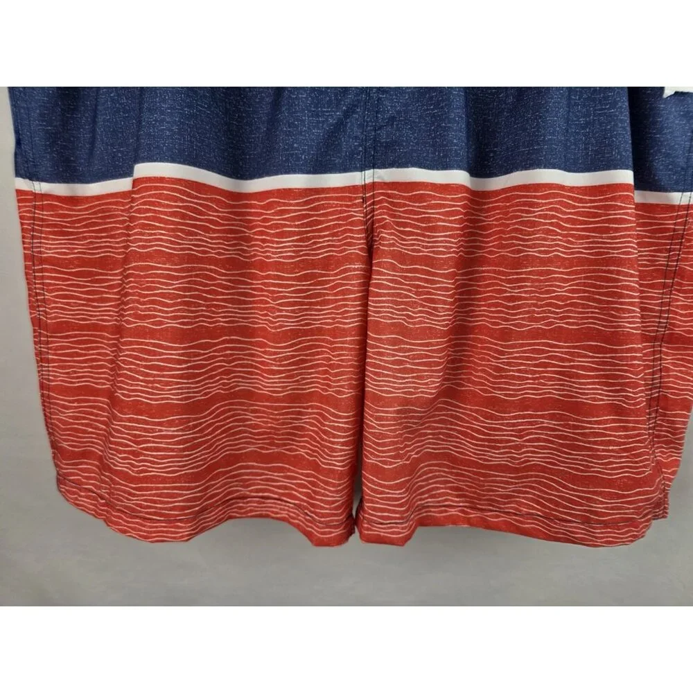 Urban Frontier Men's Swim Shorts Size XXL Blue & Orange Swimsuit Swim Shorts